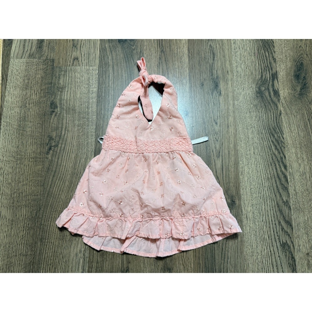 Bench Kids  Top, Toddler Girls Size 18 Months, Pink, Halter Neck, Ruffles Hem